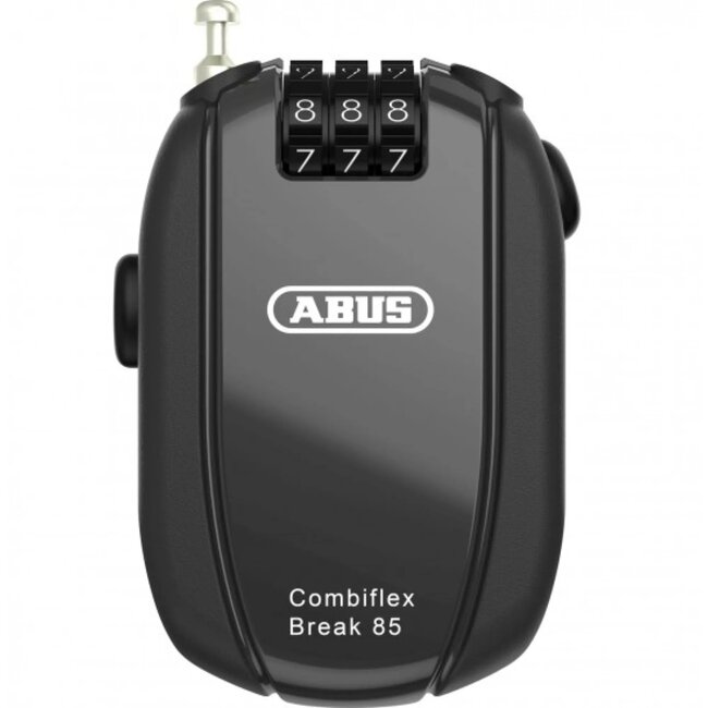 ABUS Compact kabelslot - Zelf-oprolbaar - Cijfercode instelbaar - 85 cm - Zwart