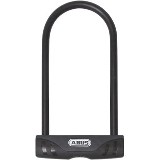 ABUS Beugelslot met dubbele vergrendeling - 12 mm gehard staal - Inclusief universele houder - Zwart