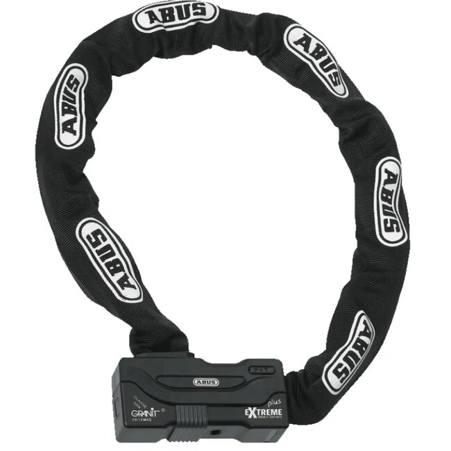 ABUS Kettingslot - Zeskantig - Gehard Staal - 12mm - 110cm - Zwart