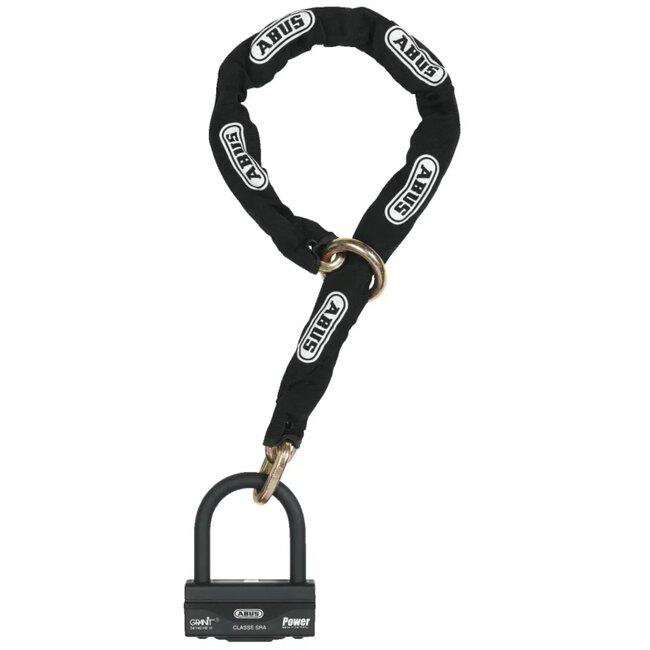 ABUS Ketting- en beugelslot - 12 mm schakels - 120 cm - Zwart - Hoge beveiliging