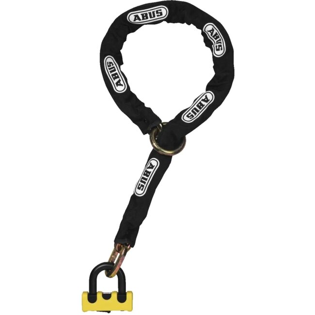 ABUS Ketting- en slotcombinatie - 12 mm gehard staal - 120 cm - Zwart - Hoogste beveiliging tegen diefstal