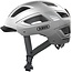 ABUS Hyban 2.0 fietshelm - zilver - Maat M (52-58 cm) - met LED-licht en reflectoren