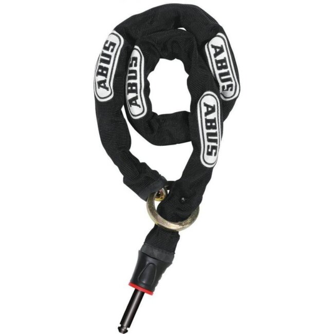 ABUS Insteekketting - 8mm dik - 85cm lang - Geschikt voor ringsloten - Zwart