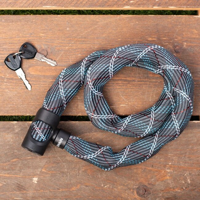 ABUS Kettingslot - 7 mm Staal - Slijtvast - 110 cm - Grijs