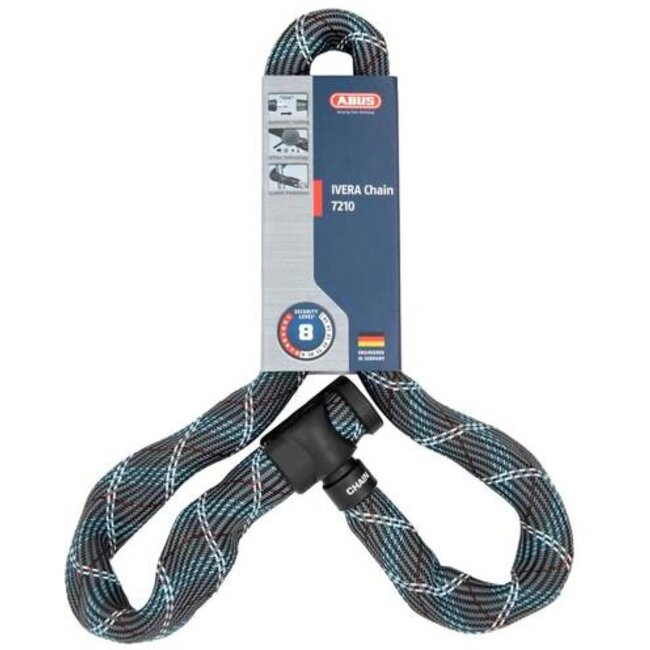 ABUS Kettingslot - 7 mm Staal - Slijtvast - 110 cm - Grijs