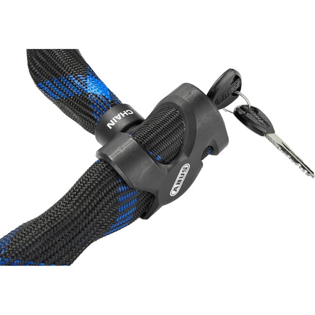 ABUS Kettingslot - Vierkante ketting - Gehard staal - 110 cm - Zwart