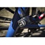ABUS Kettingslot met robuuste beveiliging en flexibele coating - 85 cm - Zwart