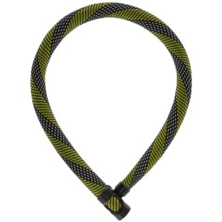 ABUS Kettingslot - Vierkante ketting - Geel - 110 cm - Beschermhoes