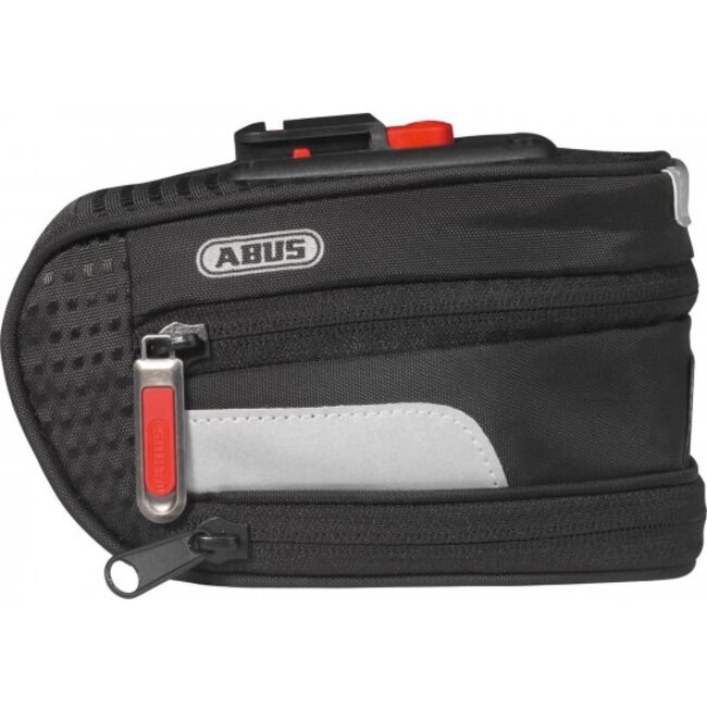 ABUS Zadeltas - 1.2L - Waterafstotend - Reflecterend - Stabiele Vorm - Praktisch Interieur