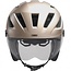ABUS Fietshelm met vizier en LED-licht - Champagne goud - L (56-62 cm)