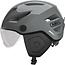 ABUS Pedelec fietshelm - Grijs - LED verlichting - Regenhoes - L (56-62 cm)