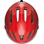 ABUS Fietshelm met LED-licht en vizier - L (56-62 cm) - Rood