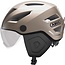 ABUS Pedelec helm - Goud - Vizier & oorkappen - Magnetische sluiting - Maat M (52-57 cm)