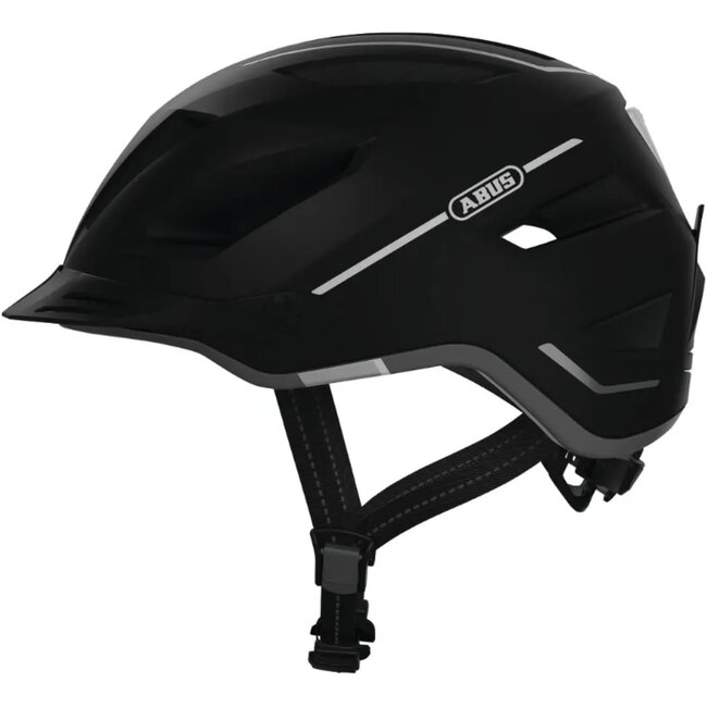 ABUS Fietshelm voor e-bikes - In-Mold constructie - LED achterlicht - Maat M (52-57 cm) - Zwart