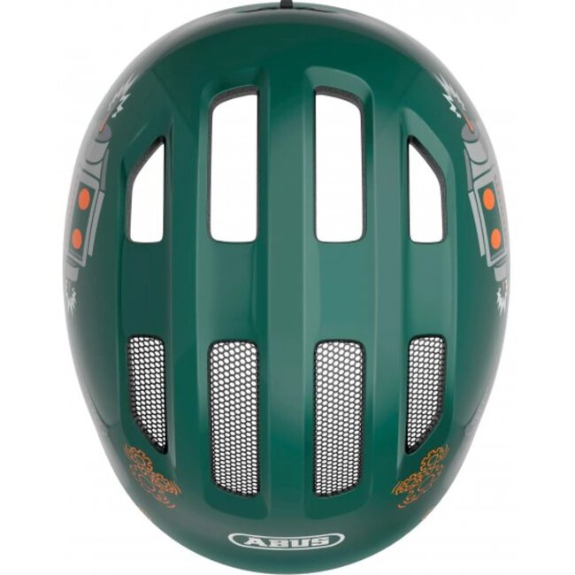 ABUS Kinderhelm met In-Mold technologie - groen - maat M (50-55 cm) - optimale bescherming en comfort
