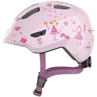 ABUS Kinderhelm met LED-licht - In-Mold technologie - Verstelbaar - Roze - 45-50 cm