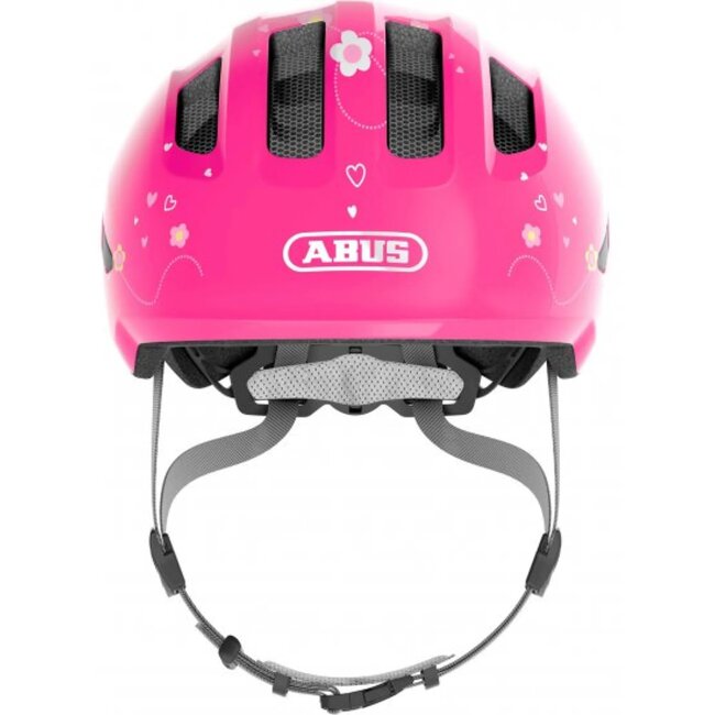 ABUS Kinderhelm met LED-licht - Veiligheid en comfort - Roze - 45-50 cm