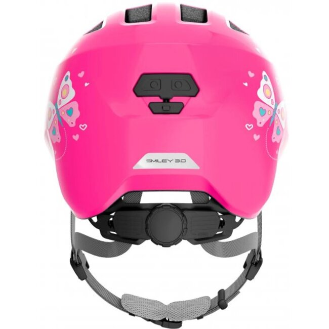 ABUS Kinderhelm met LED-licht - Veiligheid en comfort - Roze - 45-50 cm