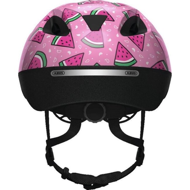ABUS Kinderhelm - Veiligheid & Comfort - Reflecterend - Vliegennet - 45-50 cm - Roze