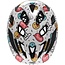 ABUS Kinderhelm met reflectoren en vliegennet - wit - maat S (50-55 cm)