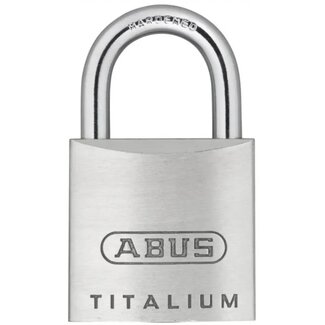 ABUS Titalium hangslot - Lichtgewicht - Corrosiebestendig - 20 mm - Zilvergrijs