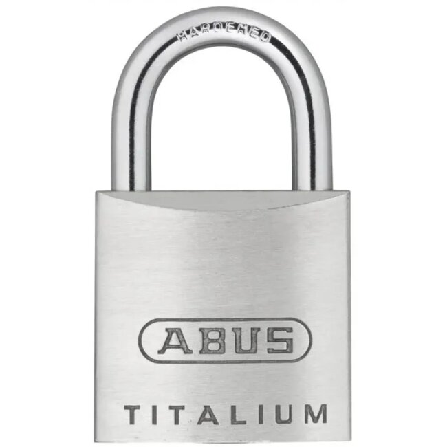 ABUS Titalium hangslot - Lichtgewicht - Corrosiebestendig - 20 mm - Zilvergrijs