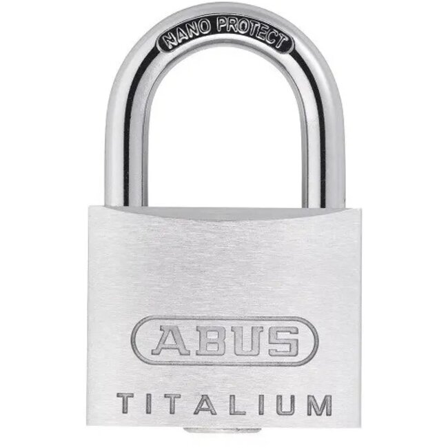 ABUS Lichtgewicht en sterk hangslot - aluminium legering - mat zilver - corrosiebestendig - 25 mm