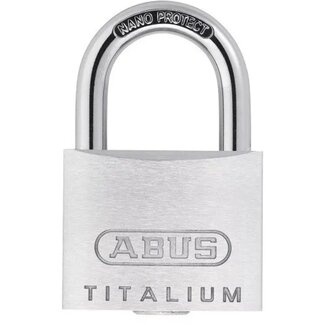 ABUS Lichtgewicht hangslot - robuust aluminium - matte zilveren look - 35mm