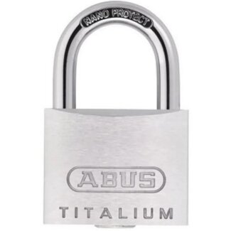 ABUS Lichtgewicht hangslot - Sterk aluminium - Veiligheidsniveau 6 - 60 mm - Matte zilveren look