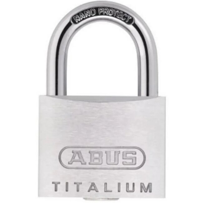 ABUS Lichtgewicht hangslot - Sterk aluminium - Veiligheidsniveau 6 - 60 mm - Matte zilveren look