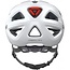ABUS Fietshelm met LED-licht - In-mold design - Reflectoren - Insectengaas - Geschikt voor paardenstaart - L (58-62 cm) - Wit
