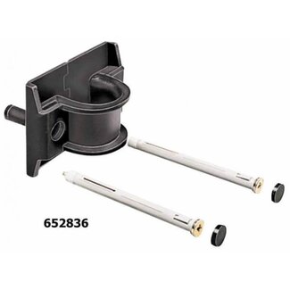 ABUS Zwart vloer- en muuranker - gehard staal - 110x80 mm - impactbestendig