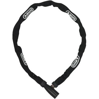 ABUS Kettingslot - 4mm Staal - Textielhoes - Zwart - 110 cm
