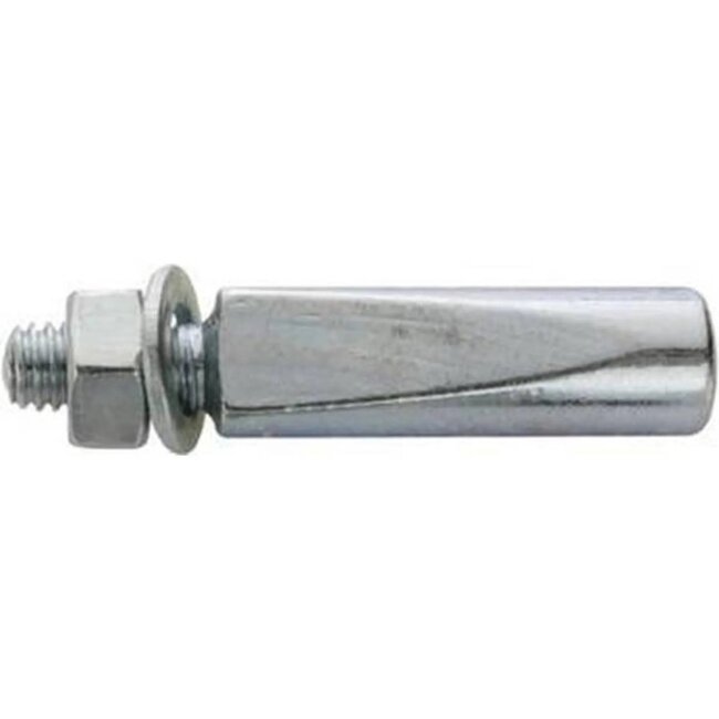 Algi Crankspie 9 mm - Duurzaam - Met ring en moer - 43 mm - Voor scooters