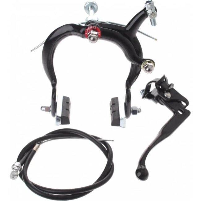 Alhonga Sidepull remset - voorzijde - zwart - duurzaam - betrouwbaar