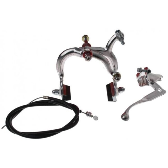 Alhonga Zilveren sidepull remset voorzijde - lichtgewicht en verstelbaar