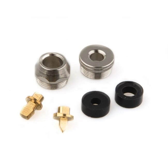 Alligator Pompnippel vervangset - 6-delig - Voor luchtpistool en compressorhandvat - Onderhoud en reparatie