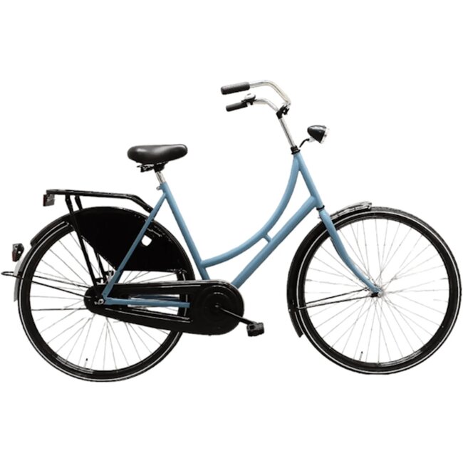 Avalon Omafiets 50 cm - Pastelblauw - Remnaaf - Reflecterende banden - Made in Holland
