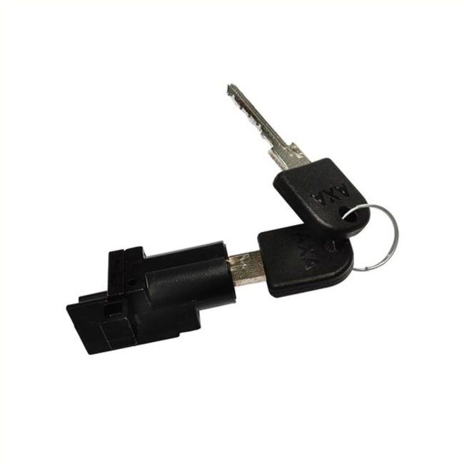 AXA E-bike accuslot met moderne buisvorm en stevige beveiliging