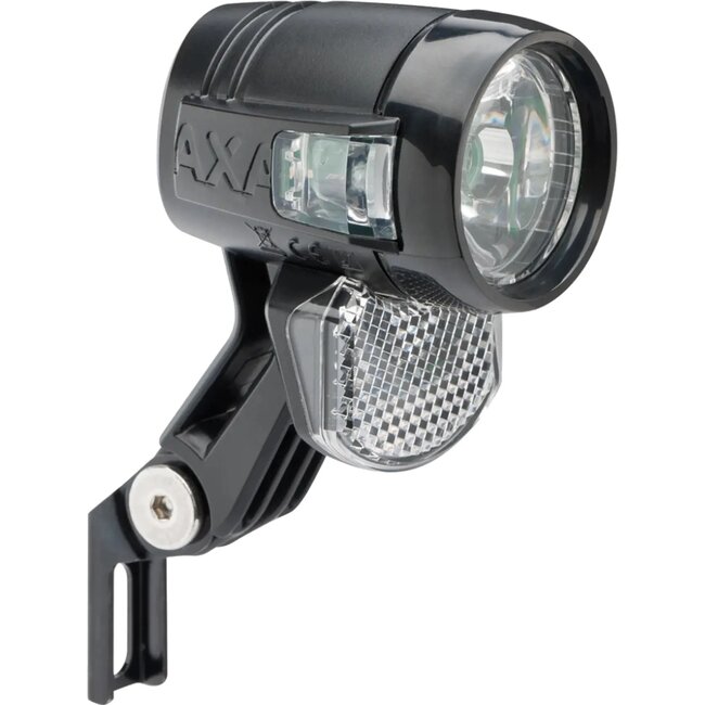 AXA E-bike koplamp - 6V - met JST stekker - zwart - met reflector - 340mm kabel