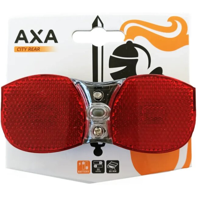 AXA Compact achterlicht - LED - 80 mm - Batterij - Zichtbaar tot 500 m