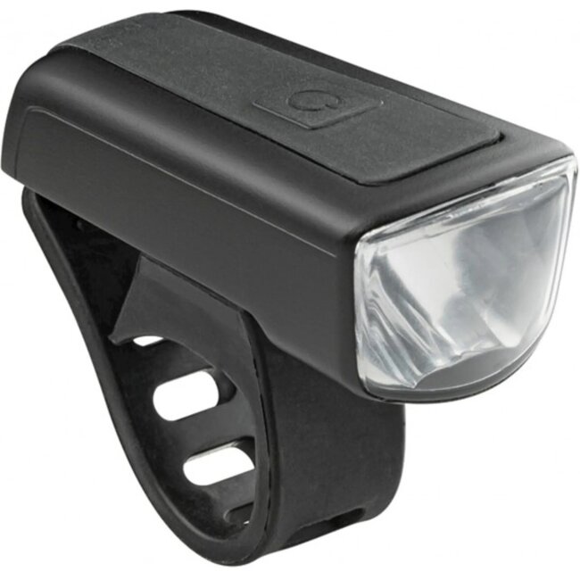 AXA Koplamp fiets - 30 lux LED - USB oplaadbaar - Compact ontwerp - Rubberen bevestiging