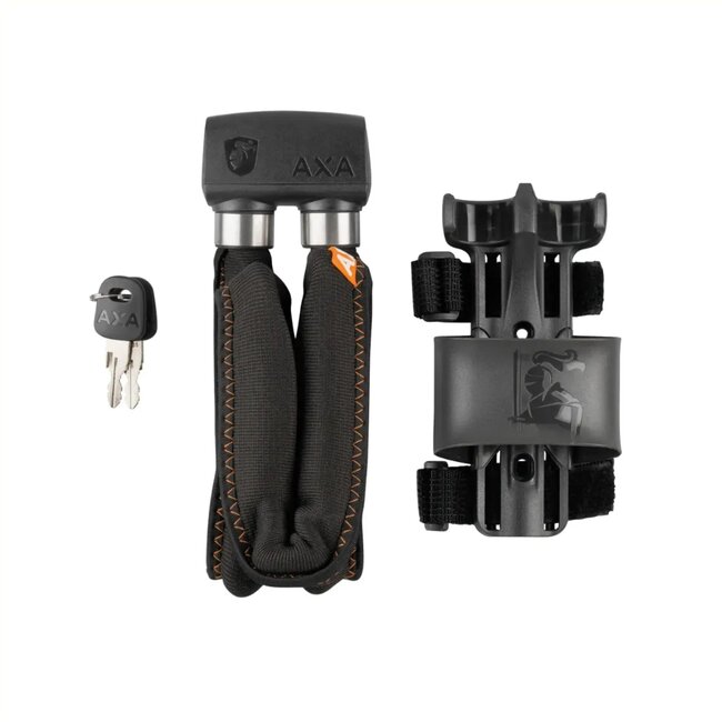 AXA Vouwslot - 95 cm - Gehard staal - Beveiligingsniveau 7 - Zwart