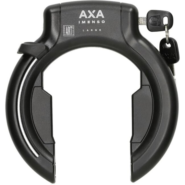 AXA Ringslot met extra brede opening en kinderbeveiliging - zwart - gehard staal - ART** goedgekeurd