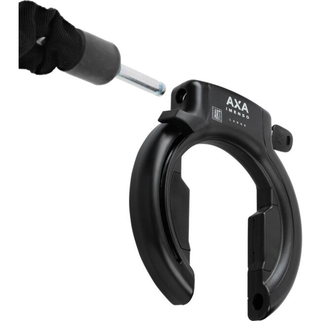 AXA Ringslot met extra brede opening en kinderbeveiliging - zwart - gehard staal - ART** goedgekeurd