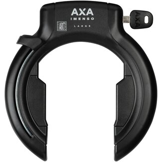 AXA Ringslot met extra brede opening - Kinderbeveiliging - Zwart - Veiligheidsniveau 12 - Geschikt voor dikke banden