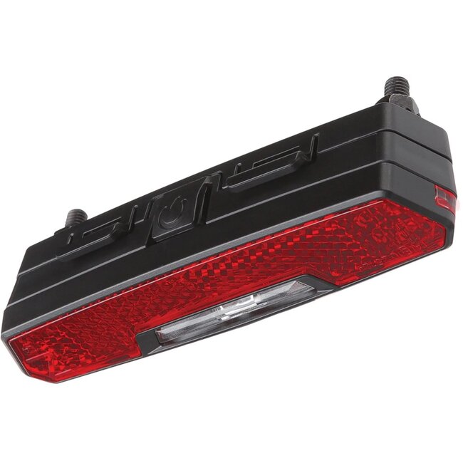 AXA Compact LED achterlicht - 50mm montage - Zichtbaar tot 500m - Inclusief batterijen - Water- en schokbestendig