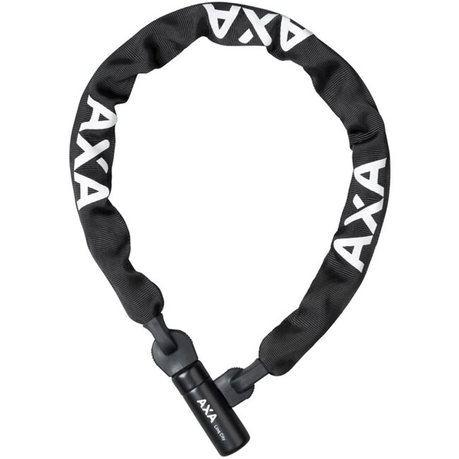 AXA Kettingslot - 100 cm - Zwart - Beveiligingsniveau 9 - Symmetrische sleutel - Rubberen grepen