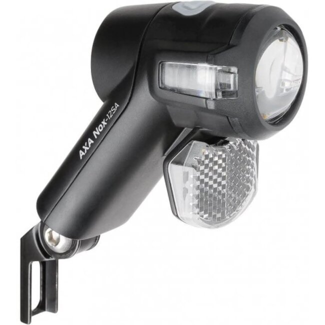 AXA Sportieve LED-koplamp - 12 lux - Zichtbaar vanaf de zijkant - Water- en schokbestendig - Inclusief batterijen