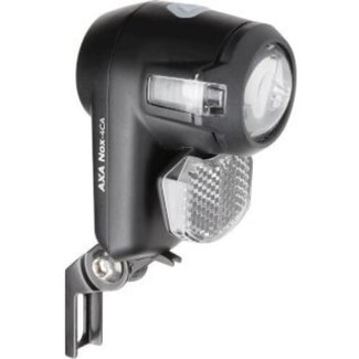 AXA Koplamp fiets - LED - 4 lux - water- en schokbestendig - batterij 40 uur - zwart